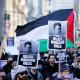 Demonstrators demand the release of pro-Palestinian activist Mahmoud Khalil