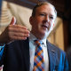 Lee Zeldin, administrator of the Environmental Protection Agency, talks with reporters after a water policy rule signing ceremony to allow "West Virginia the independence it needs to permit and regulate itself," at the EPA on  Feb. 18, 2025. 