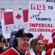 Hundreds Attend 'Elbows Up, Canada!' Rally In Ottawa