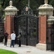Gates on the campus of Brown University in Providence, R.I. 