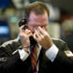 A trader works on the floor of the New York Stock Exchange on Sept. 17, 2008.