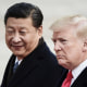 China's President Xi Jinping and President Donald Trump