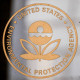 The seal of the Environmental Protection Agency (EPA) outside the agency's headquarters
