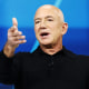 Jeff Bezos speaks during a summit in 2024.