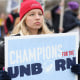 A side by side of an anti-abortion protester and Ali Velshi