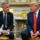 Mark Carney and Donald Trump.