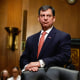 Frank Bisignano appears at his Senate Finance Committee confirmation hearing at the Dirksen Senate Office Building in Washington, DC.