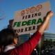Activists Demonstrate In Support Of Center For Disease Control Workers In Wake Of Large Scale Gov't Cuts