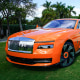 A split composite image of Hot Wheels cars, left, A Rolls Royce car.