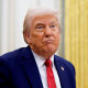 President Trump Signs Executive Orders In The Oval Office