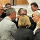 Lester Holt meeting Pope Leo XIV
