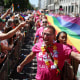 People participate in the annual pride prade