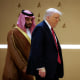 Image: President Trump Makes First Middle East Trip Of His Second Term