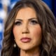 Homeland Security Secretary Kristi Noem; Rep. Eric Swalwell.