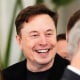 Elon Musk smiling