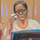Capricorn Clark wipes away tears while testifying in the trial of Sean "Diddy" Combs in New York on May 27, 2025.