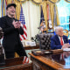 Image: President Trump Holds Press Conference With Elon Musk in White House's Oval Office
