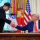 Elon Musk and Donald Trump.