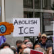 ICE protest.