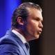 Pete Hegseth speaking