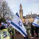 Protesters Rally Outside Court Hearing On Gaza Genocide Case