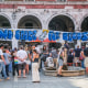 Public Assembly Against Bezos' Wedding In Venice