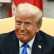 President Donald Trump in the Oval Office on Feb. 7, 2025.           
