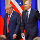 President Donald Trump and Russia's President Vladimir Putin 