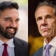 New York City mayoral candidates Zohran Mamdani and Andrew Cuomo.