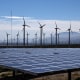 Wind Turbines In Palm Springs, California