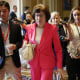 Susan Collins speaking with reporters
