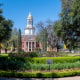 Pat Neff Hall on the campus of Baylor University on March 13, 2019 in Waco, Texas.