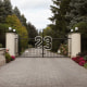 A gate with the number 23 seen outside