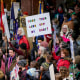 Protest at Wisconsin Capitol.