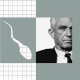 Photo illustration of RFK Jr. and a cut-out image of a "sperm" 
