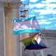 Transgender and pride flag.
