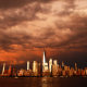 Sunset in New York City