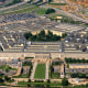 An aerial view of the Pentagon
