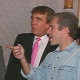Donald Trump and Jeffrey Epstein at a party at Mar-a-Lago in 1992.
