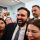 Zohran Mamdani, Democratic candidate for mayor, leaves a news conference celebrating his primary victory on July 2, 2025 in New York. 