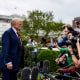 President Trump Departs White House For New Jersey