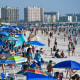 Beachgoers.