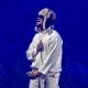 Bad Bunny performing on stage