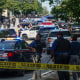 Law enforcement near the Centers For Disease Control (CDC) Global Headquarters 
