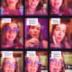 Screenshots of videos posted by TikTok user Kendra, who details falling in love with her psychiatrist in dozens of videos, racking up millions of views.