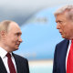 U.S. President Trump meets with Russian President Putin in Alaska