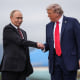 Image: U.S. President Trump And Russian  President Putin Meet On War In Ukraine At U.S. Air Base In Alaska