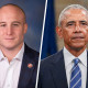 Side by side of Max Rose and Barack Obama.