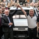 Image: Brazil's President Luiz Inacio Lula da Silva and China's Great Wall Motor CEO Mu Feng 