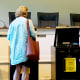A voter casts their ballot